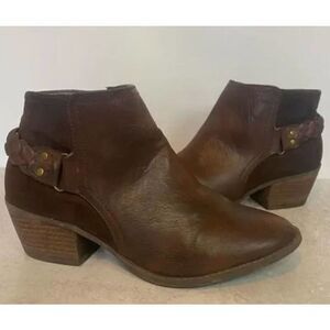 American Eagle Braided Ankle Boots Sz 8